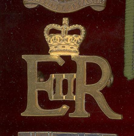 The Norfolk Yeomanry King's Own Royal Regiment EIIR Officer's cap badge