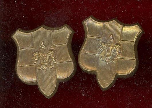 The Loyal Regiment. OR's  collar badges