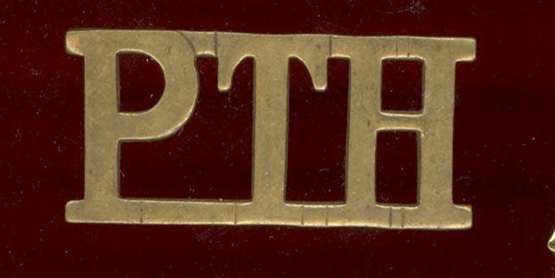 South African P.T.H. Park Town High School Cadet Corps Shoulder title