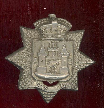 2nd VB East Surrey Regiment Victorian OR's Forage cap badge circa 1887-1901.