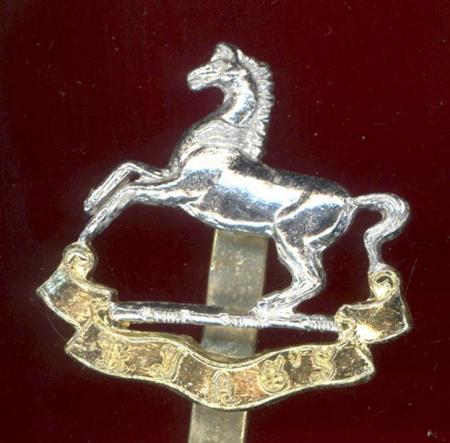 King's Liverpool Regiment staybright cap badge