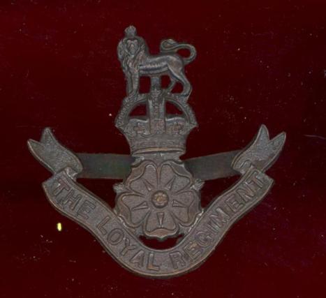 The Loyal Regiment WW2 Officer's OSD cap badge