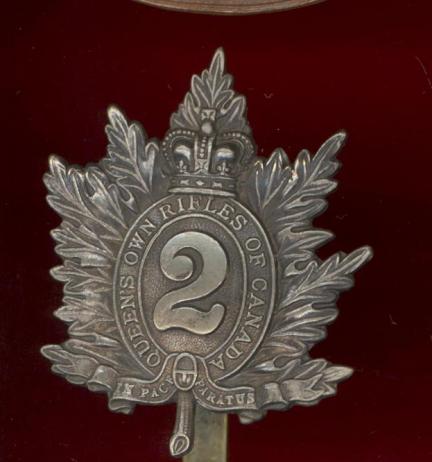 Canadian Queen's Own Rifles of Canada cap badge