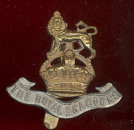 1st Royal Dragoons WW1 OR's cap badge