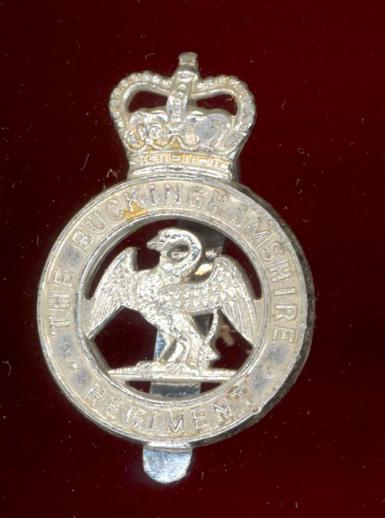 The Buckinghamshire Regiment staybright cap badge