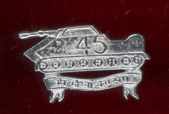 Indian Army; 45th Cavalry cap badge