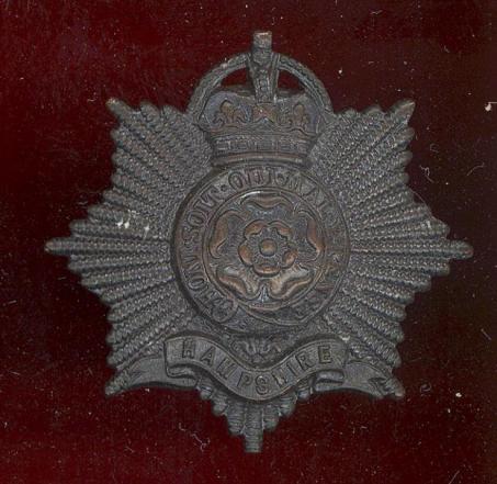 The Hampshire Regiment Officer's OSD cap badge