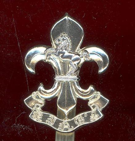 The King's Liverpool & Manchester Regiment staybright cap badge