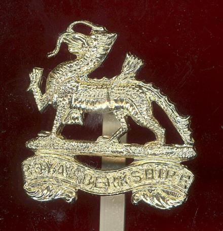 The Royal Berkshire Regiment staybright cap badge