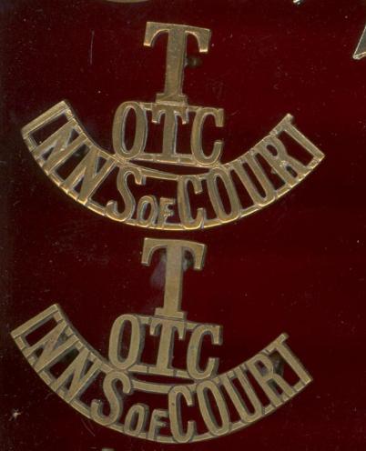 T / OTC / INNS of COURT shoulder titles