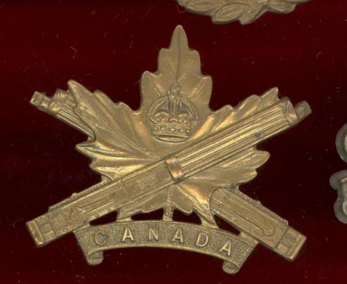 Canadian 2nd Machine Gun Battalion WW1 CEF cap badge 