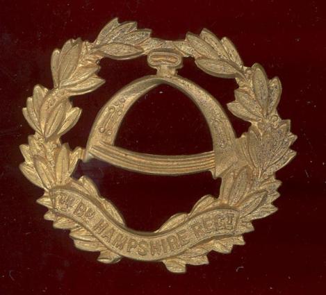 7th Bn. Hampshire Regiment OR's cap badge 