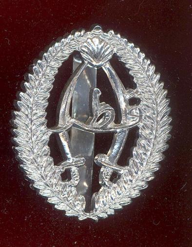 Qator Police staybright cap badge