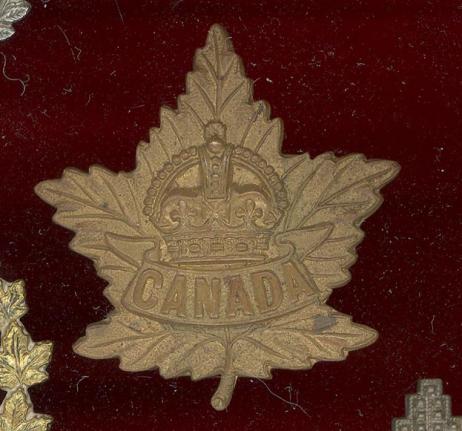 Canadian General Service WW2 cap badge