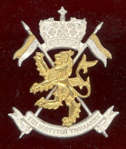 The Scottish Yeomanry Officer's cap badge