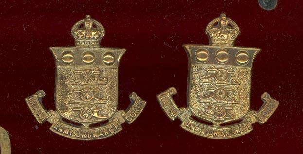 Indian Army : Indian Army Ordnance Corps collar badges