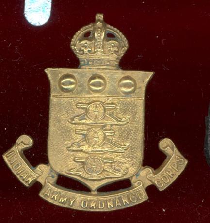 Indian Army Ordnance Corps cap badge