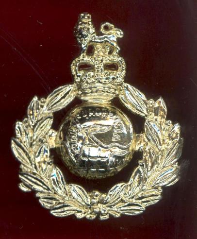 Royal Marines OR's staybright cap badge