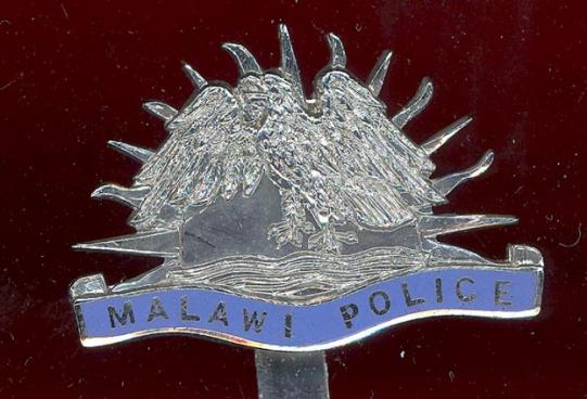 African Malawi Police cap badge