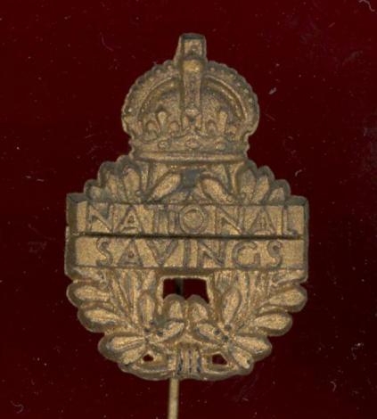 WW2 National Savings Bakelite lapel badge