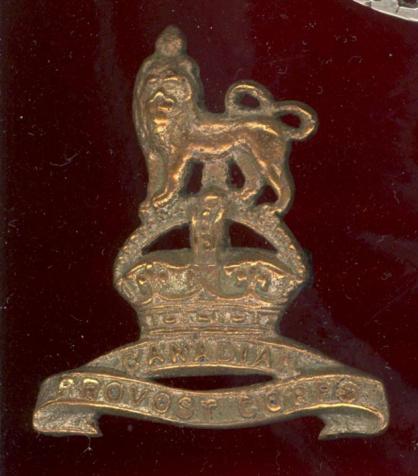 Canadian Provost Corps cap badge