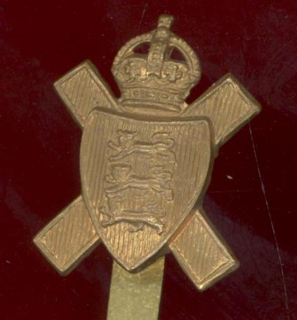 Royal Militia Island of Jersey OR's cap badge