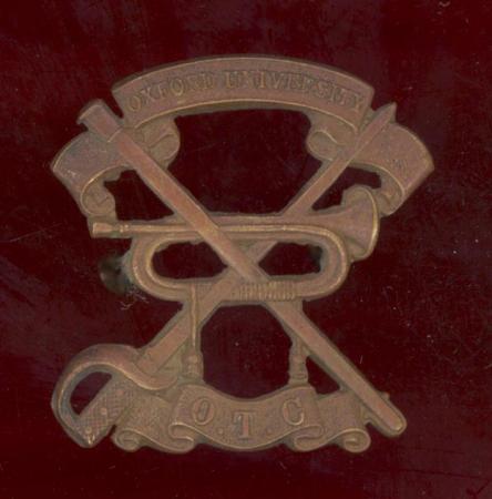 Oxford University Cavalry Section cap badge