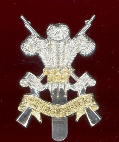 3rd Carabiniers staybright cap badge