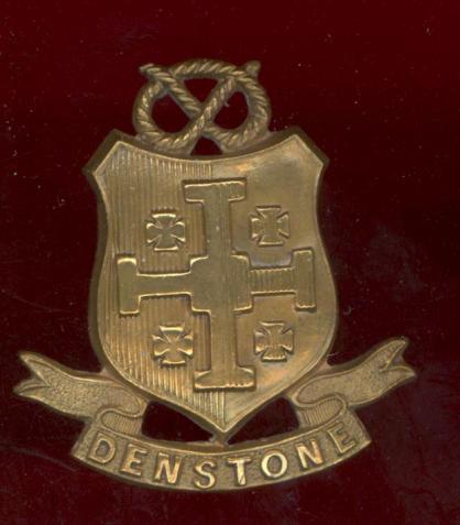 Denstone College Staffordshire O.T.C. cap badge