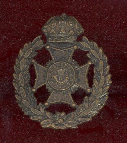 Militia Bn. The Rifle Brigade Victorian OR's glengarry badge 