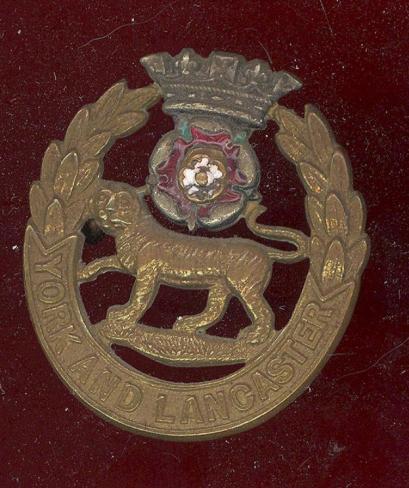 York & Lancaster Regiment. Officer's dress cap badge