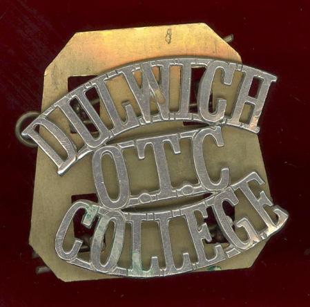 DULWICH / OTC / COLLEGE shoulder title