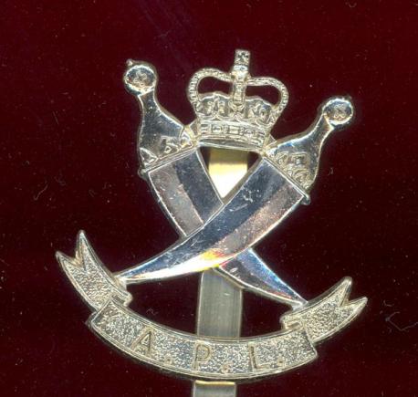 Aden Protectorate Levies staybright cap badge