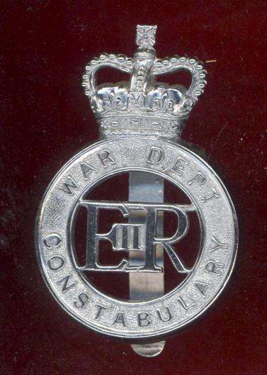 War Department Police Constabulary  cap badge