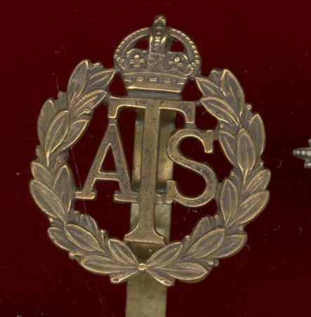 Auxiliary Territorial Service WW2 cap badge