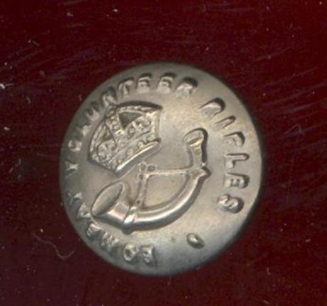 Indian Army  Bombay Volunteer Rifles Regiment Officer's button