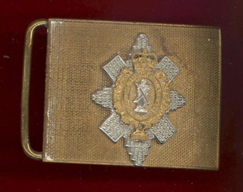 Scottish Black Watch Royal Hldrs waist belt clasp 