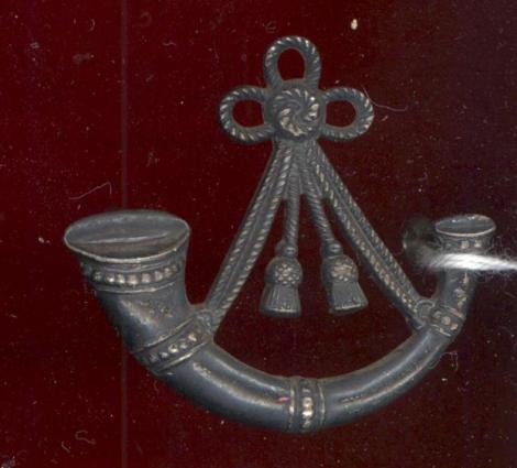 Oxfordshire & Buckinghamshire Light Infantry WW2 Officer's H/M silver cap badge