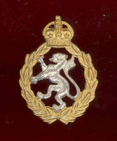 Women's Royal Army Corps Officer's cap badge