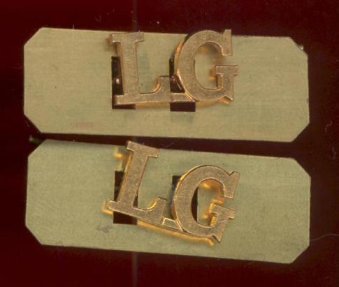 Life Guards Officer's shoulder titles