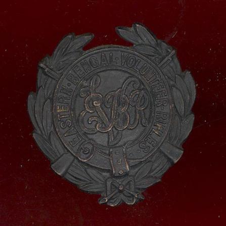 Indian Army Eastern Bengal Volunteer Rifles pagri badge