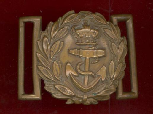 Royal Navy Victorian Officer's full dress waist belt clasp