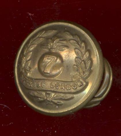 7th City of London Rifle Volunteers OR's Button