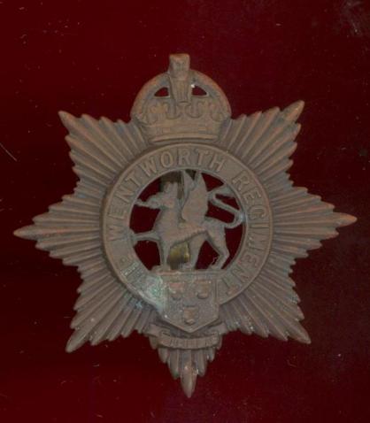 Canadian Wentworth Regiment WW2 cap badge 