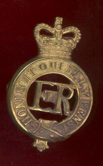 Household Cavalry EIIR OR's cap badge 