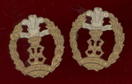 The Middlesex Regiment OR's collar badges