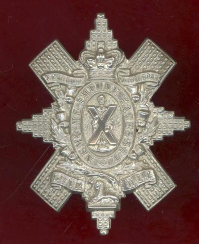 Scottish 5th VB Highland Light Infantry Victorian glengarry badge  