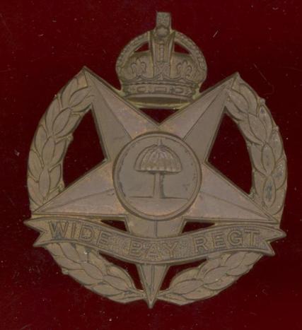 Australian 47th Wide Bay Regiment cap badge