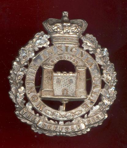 The Suffolk Regiment Victorian Officer's / Nco's pagri badge