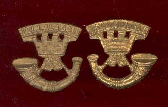 Somerset Light Infantry Victorian collar badges